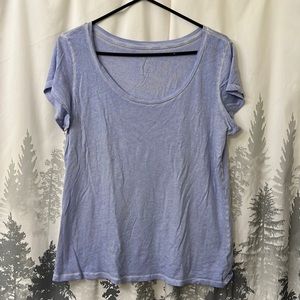 Gap Overdyed scoop neck T-shirt size Medium womens Blue